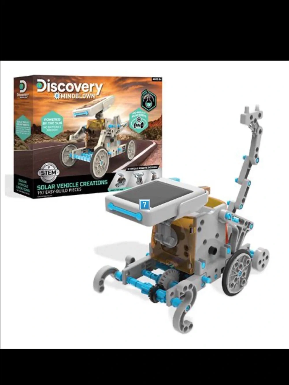 DISCOVERY #Mindblown Solar 12 Vehicle Creations 197-Piece STEM Robotics NEW!